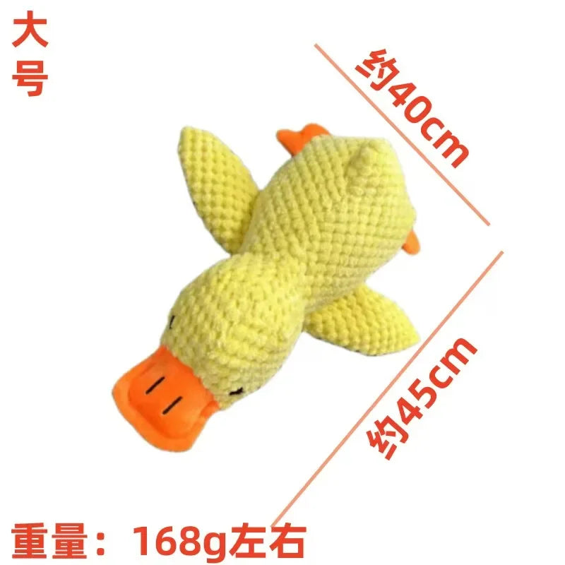 Interactive Plush Toy for Cats and Dogs - Durable Squeaky Doll for Aggressive Chewers by Labubo
