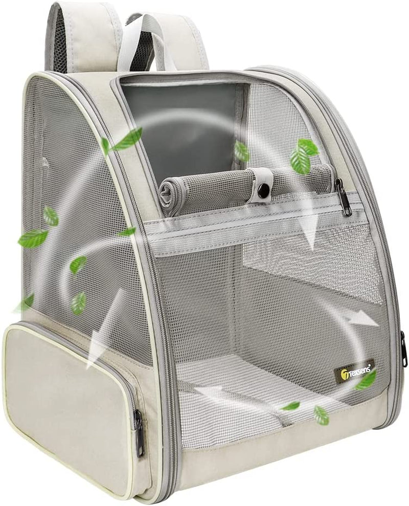 Premium Pet Carrier Backpack with Window Blind for Small Cats and Dogs, Enhanced Ventilation, Safety Straps, Buckle Support, Collapsible Design for Travel, Hiking, and Outdoor Adventures