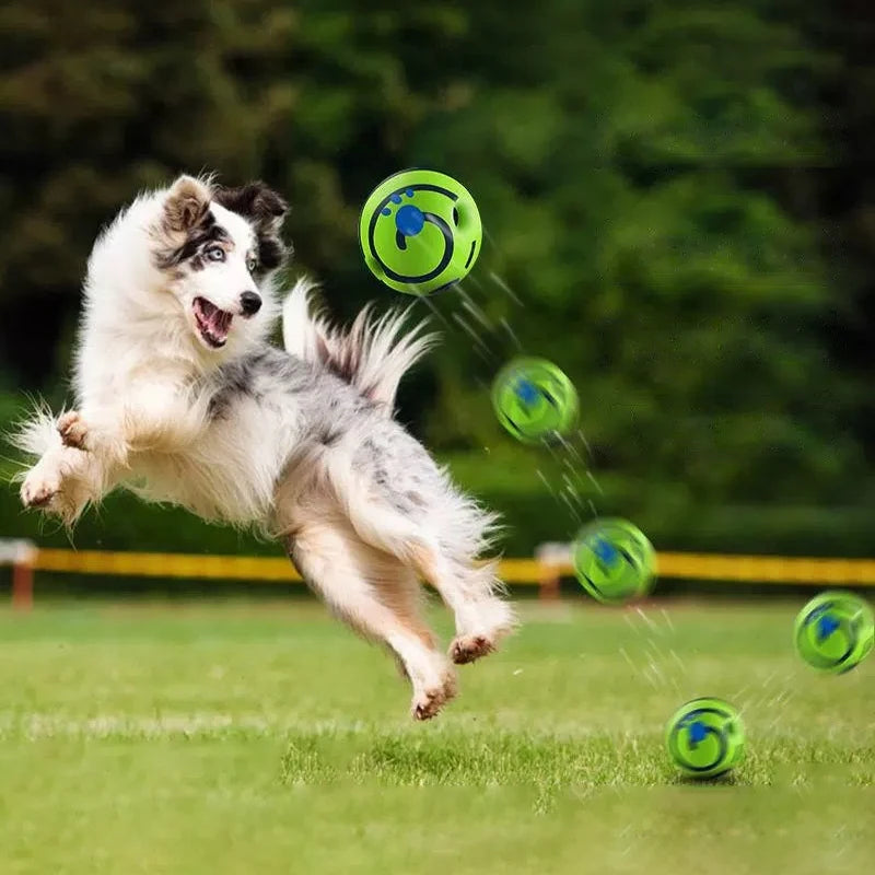 Interactive Wobble Wag Giggle Glow Ball for Dogs - Engaging Toy with Fun Sounds for Enhanced Playtime