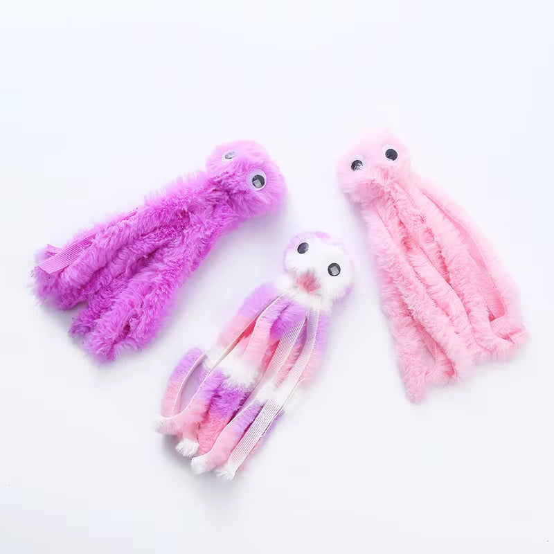 Interactive Plush Octopus Cat Toy - Durable and Engaging Pet Play Accessory