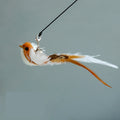 Interactive Cat Wand Toy with Feather and Bell Accessories - Engaging Hunting Teaser for Cats and Kittens