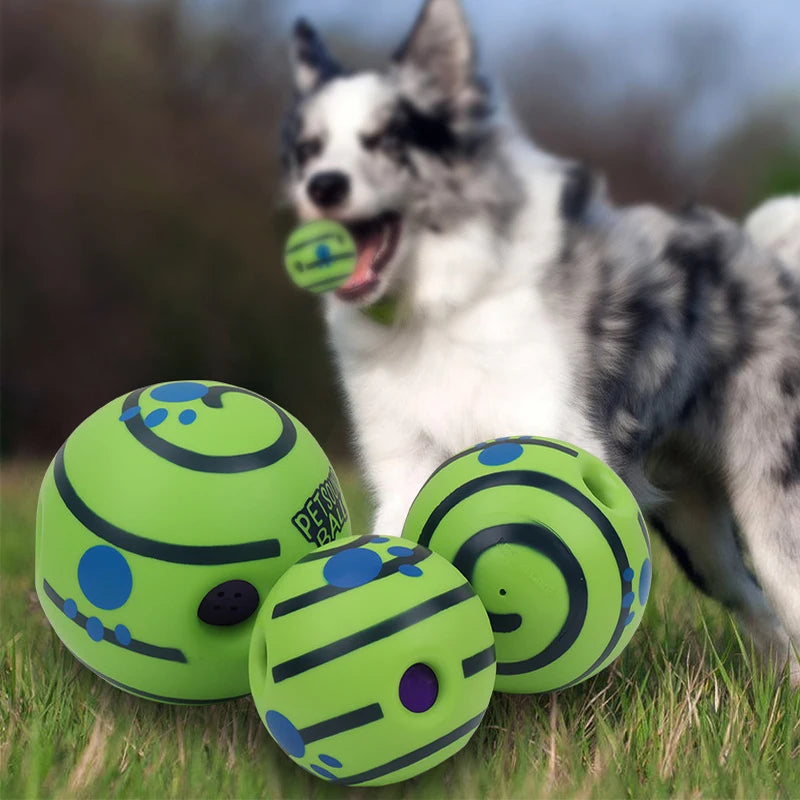 Interactive Wobble Wag Giggle Glow Ball for Dogs - Engaging Toy with Fun Sounds for Enhanced Playtime
