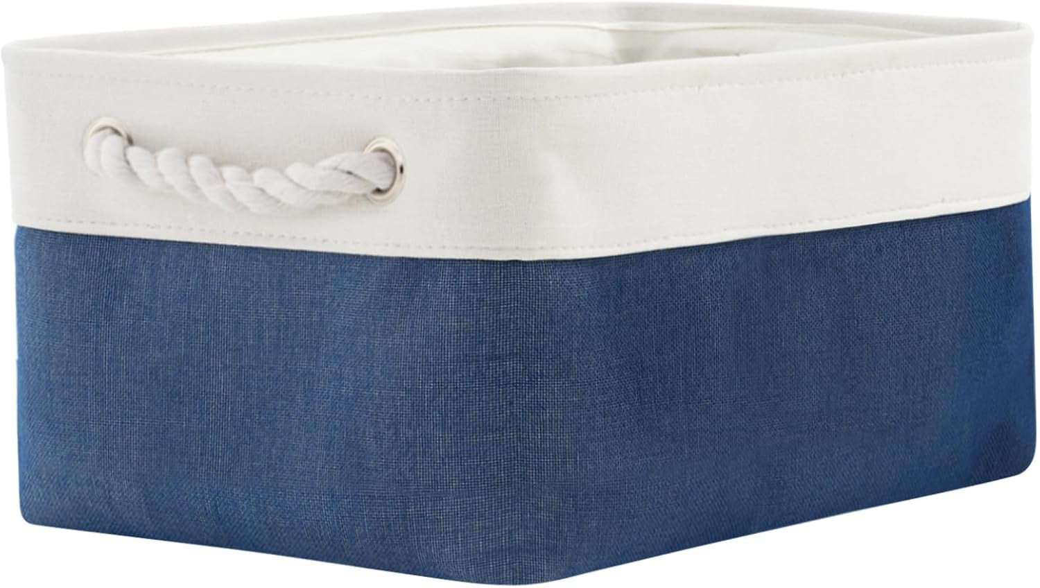 Large Collapsible Storage Bins - 3 Pack 14x10x7 Inch Fabric Organizers for Closet, Shelf, and Toy Storage (Grey & Gold)