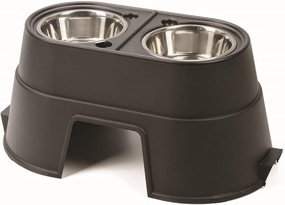 OurPets Comfort Diner Elevated Dog Food Dish - 8-Inch Raised Bowl for Large, Medium, and Small Dogs (Available in 4", 8", and 12" Heights)
