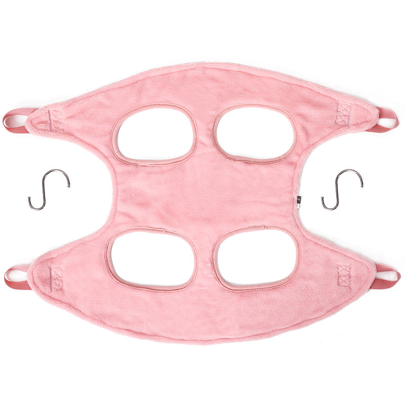 Dolome Beauty Assist Pet Hammock plush soft dog hammock nail clipping ear washing assist pet supplies