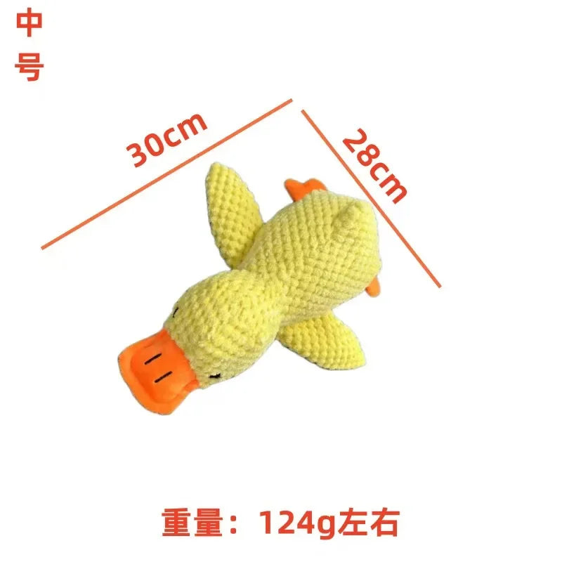 Interactive Plush Toy for Cats and Dogs - Durable Squeaky Doll for Aggressive Chewers by Labubo