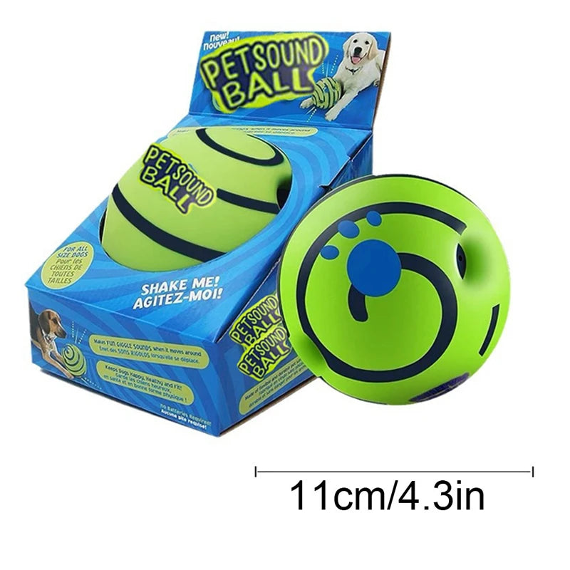 Interactive Wobble Wag Giggle Glow Ball for Dogs - Engaging Toy with Fun Sounds for Enhanced Playtime