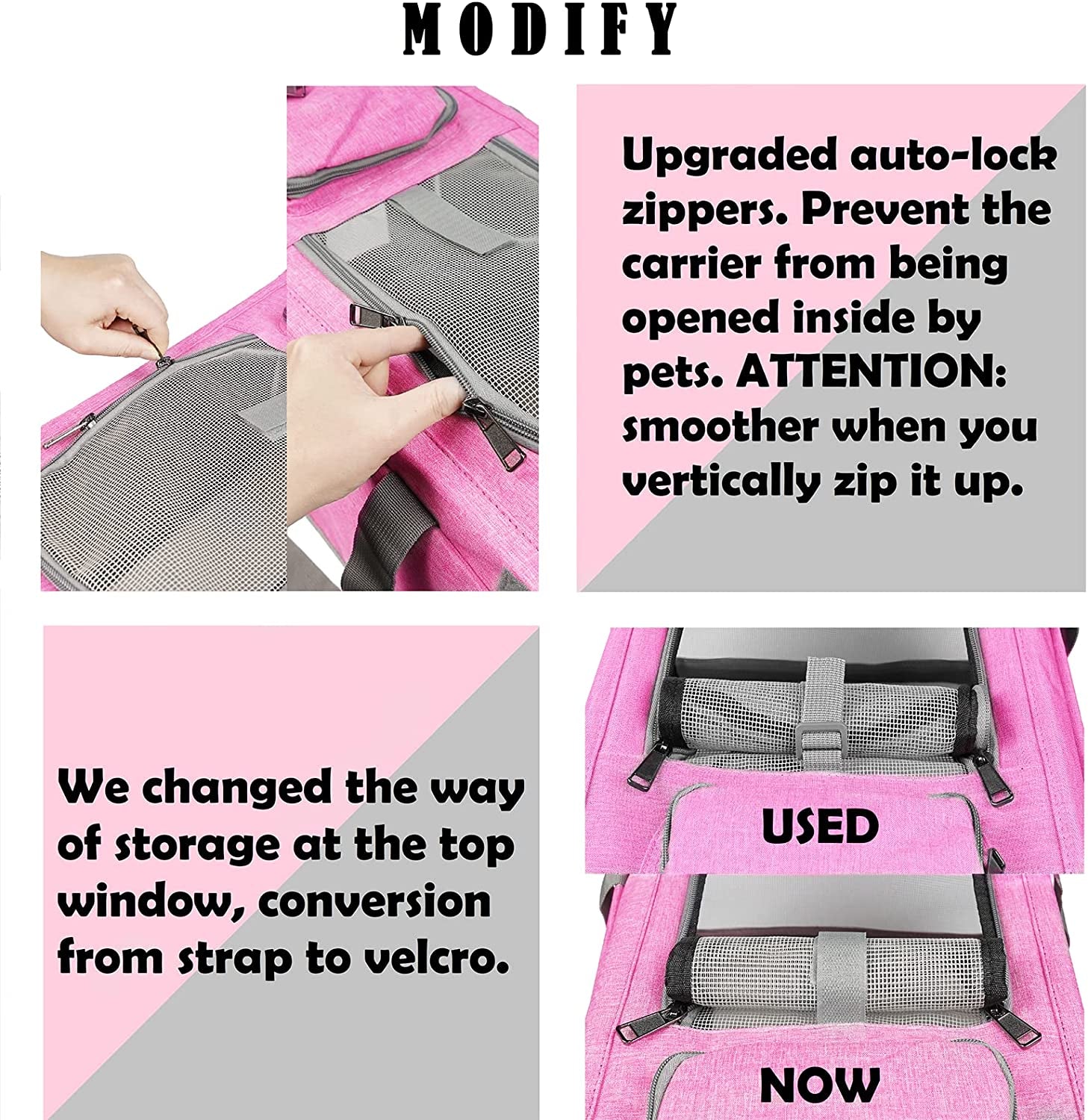 Premium Soft-Sided Pet Carrier for Large and Medium Cats and Puppies, Ideal for Travel with Privacy Protection