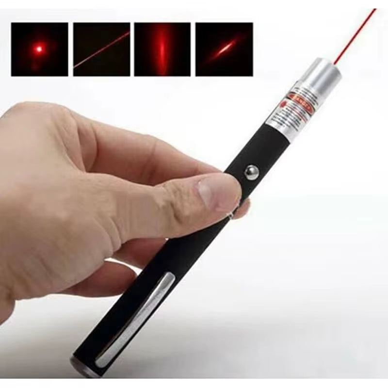 Red Light Single-Point Laser Pointer Pen with Flashlight Function