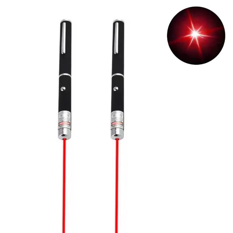 Red Light Single-Point Laser Pointer Pen with Flashlight Function