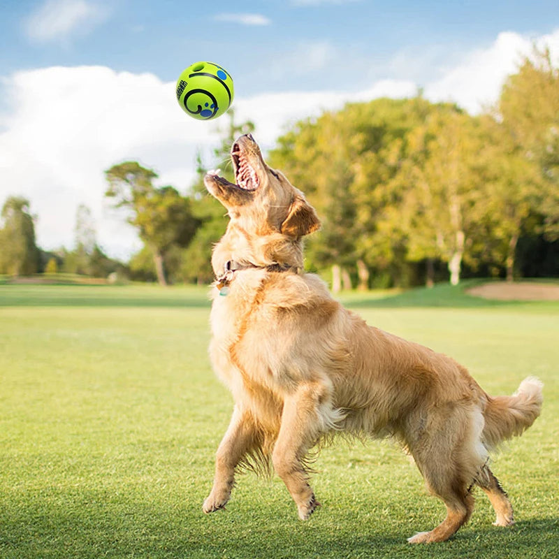 Interactive Wobble Wag Giggle Glow Ball for Dogs - Engaging Toy with Fun Sounds for Enhanced Playtime