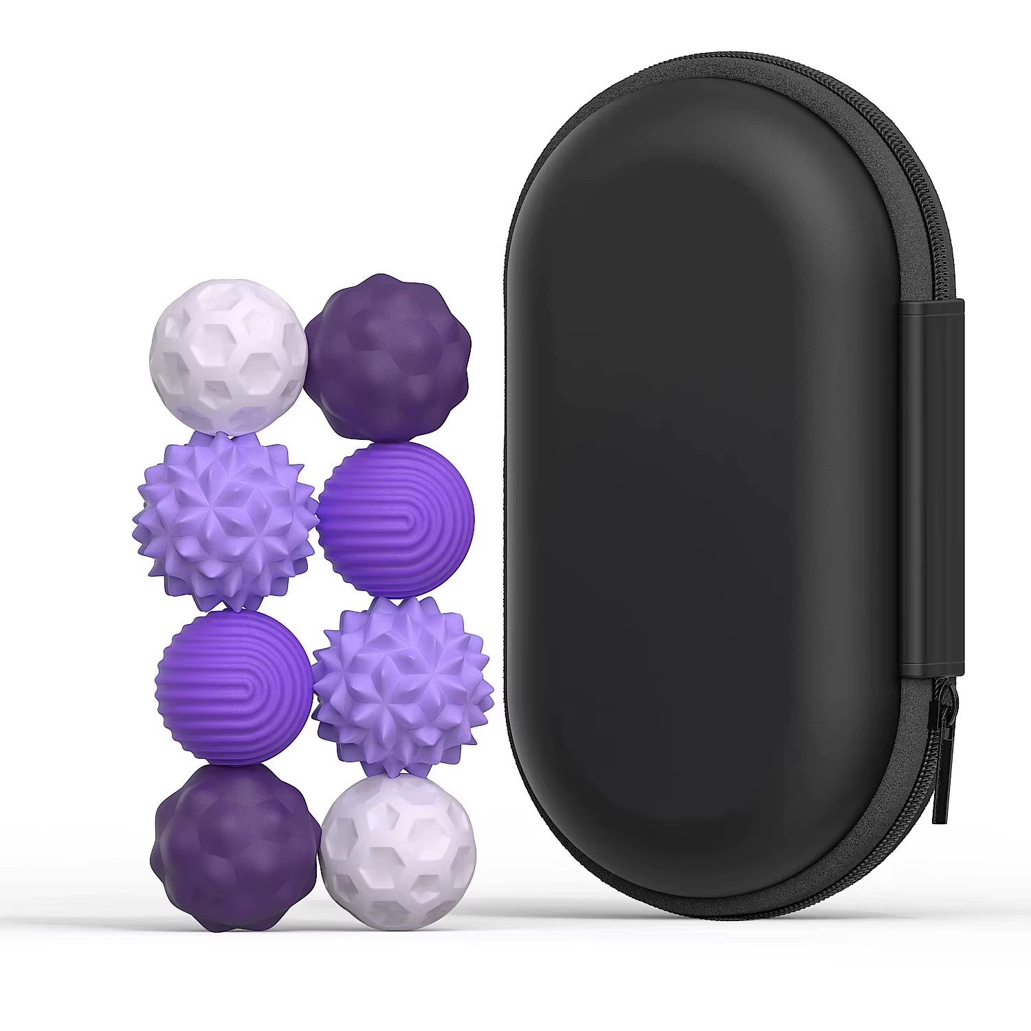 Magnetic Silicone Sensory Balls for Anxiety Relief and Stress Management - Fidget Toy for Kids and Adults