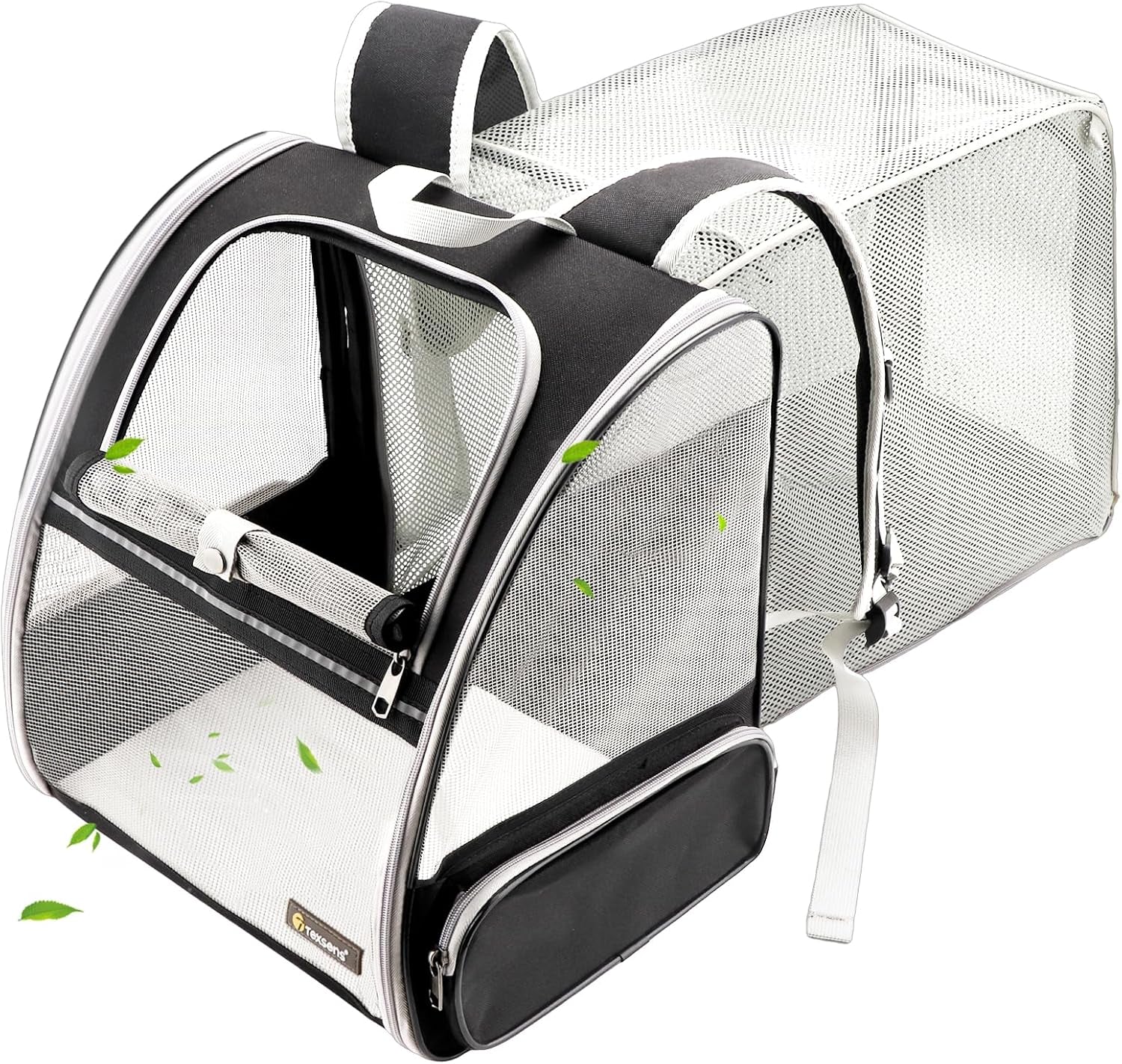 Premium Pet Carrier Backpack with Window Blind for Small Cats and Dogs, Enhanced Ventilation, Safety Straps, Buckle Support, Collapsible Design for Travel, Hiking, and Outdoor Adventures