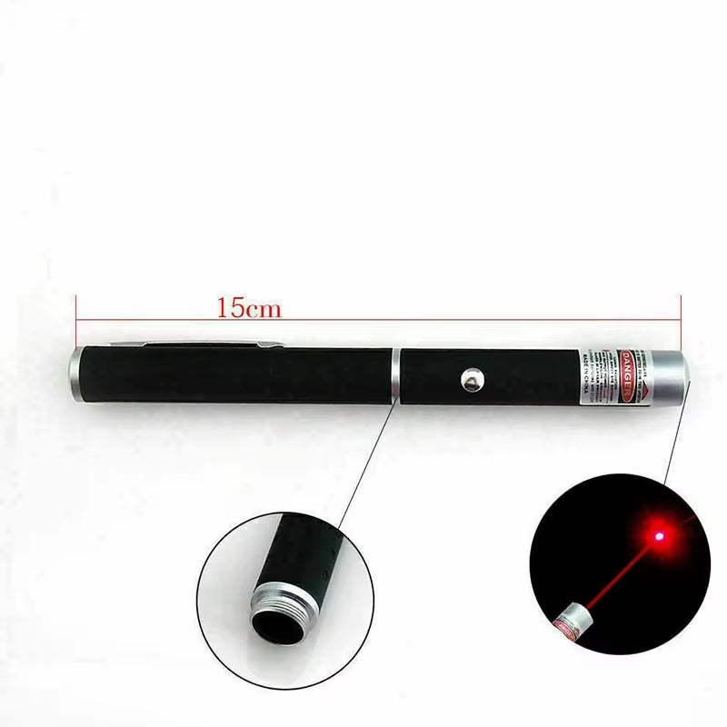 Red Light Single-Point Laser Pointer Pen with Flashlight Function