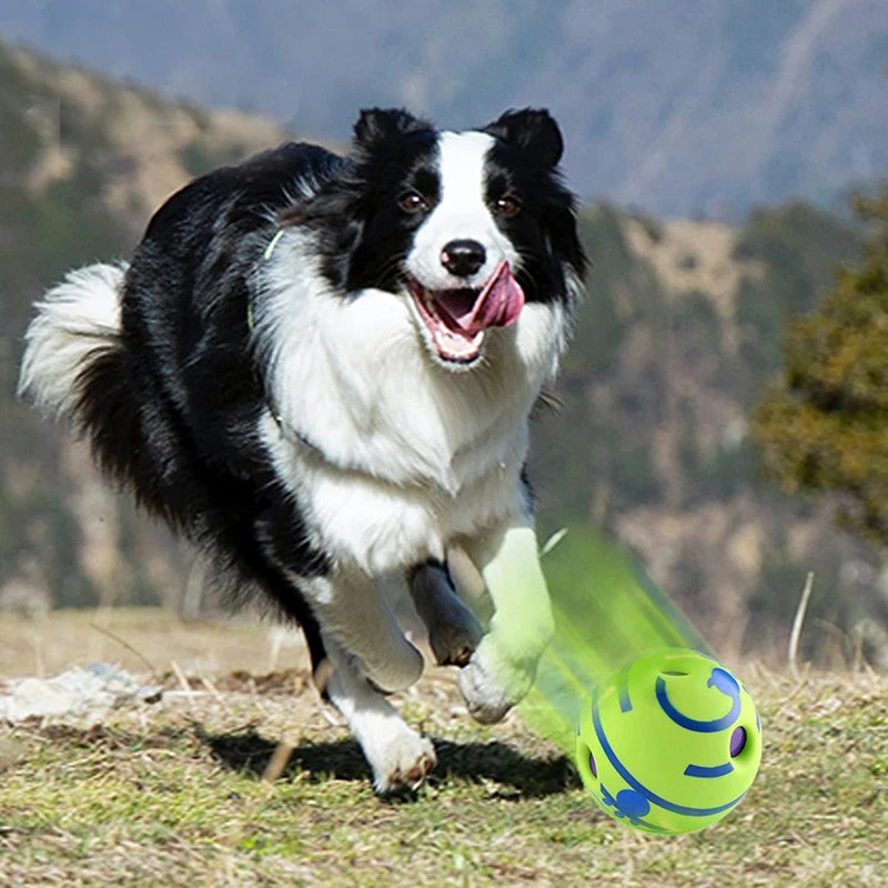 Interactive Wobble Wag Giggle Glow Ball for Dogs - Engaging Toy with Fun Sounds for Enhanced Playtime
