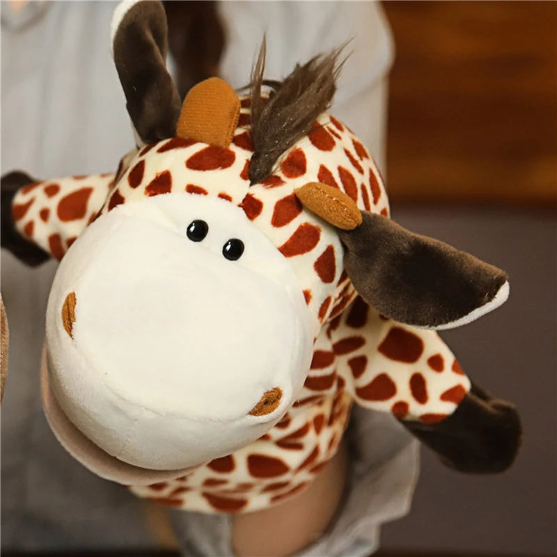 Cartoon Plush Hand Finger Puppets - Ideal for Family Gatherings and Parties