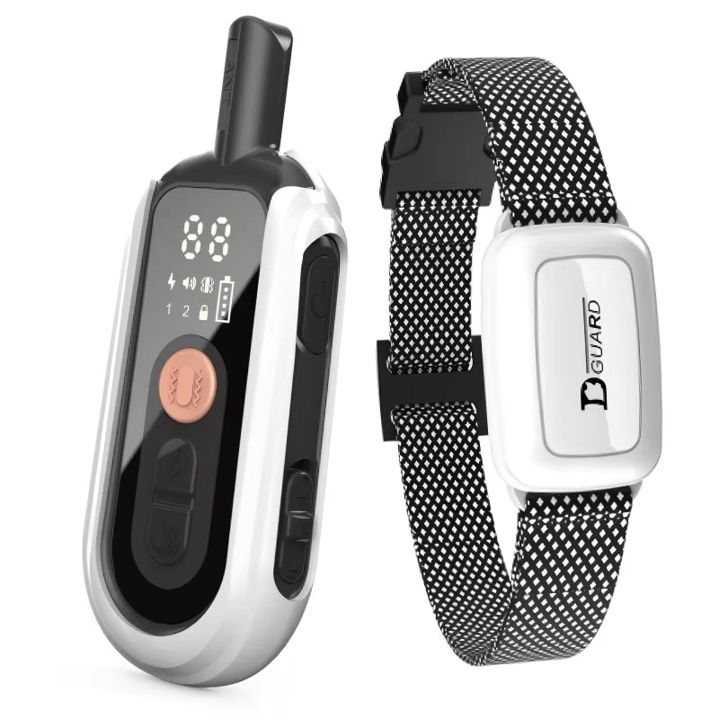 Professional Waterproof Electric Dog Training Collar with Remote Control - Rechargeable Anti-Barking Device for All Dog Sizes