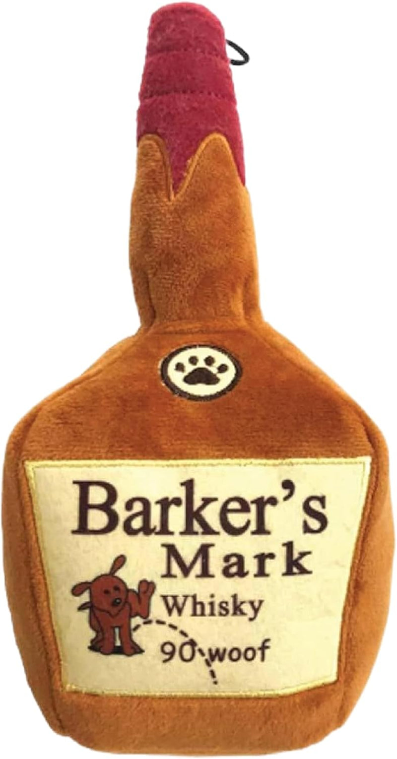 Premium Plush Squeaky Dog Toy with Squeaker – Ideal for Small, Medium, and Large Dogs – Soft Stuffed Animal for Indoor Play and Fetch - Barker's Mark, Large