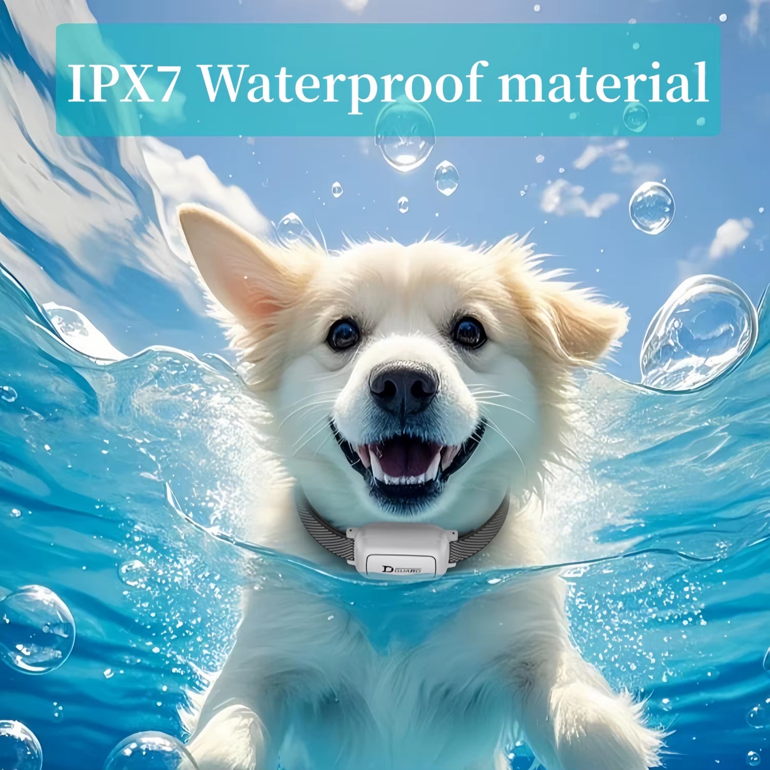 Professional Waterproof Electric Dog Training Collar with Remote Control - Rechargeable Anti-Barking Device for All Dog Sizes