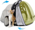 Expandable Polarized Cat Backpack Carrier for Pets up to 20 lbs - Versatile Front and Back Space Capsule Design for Cats and Small Dogs, Ideal for Hiking and Travel