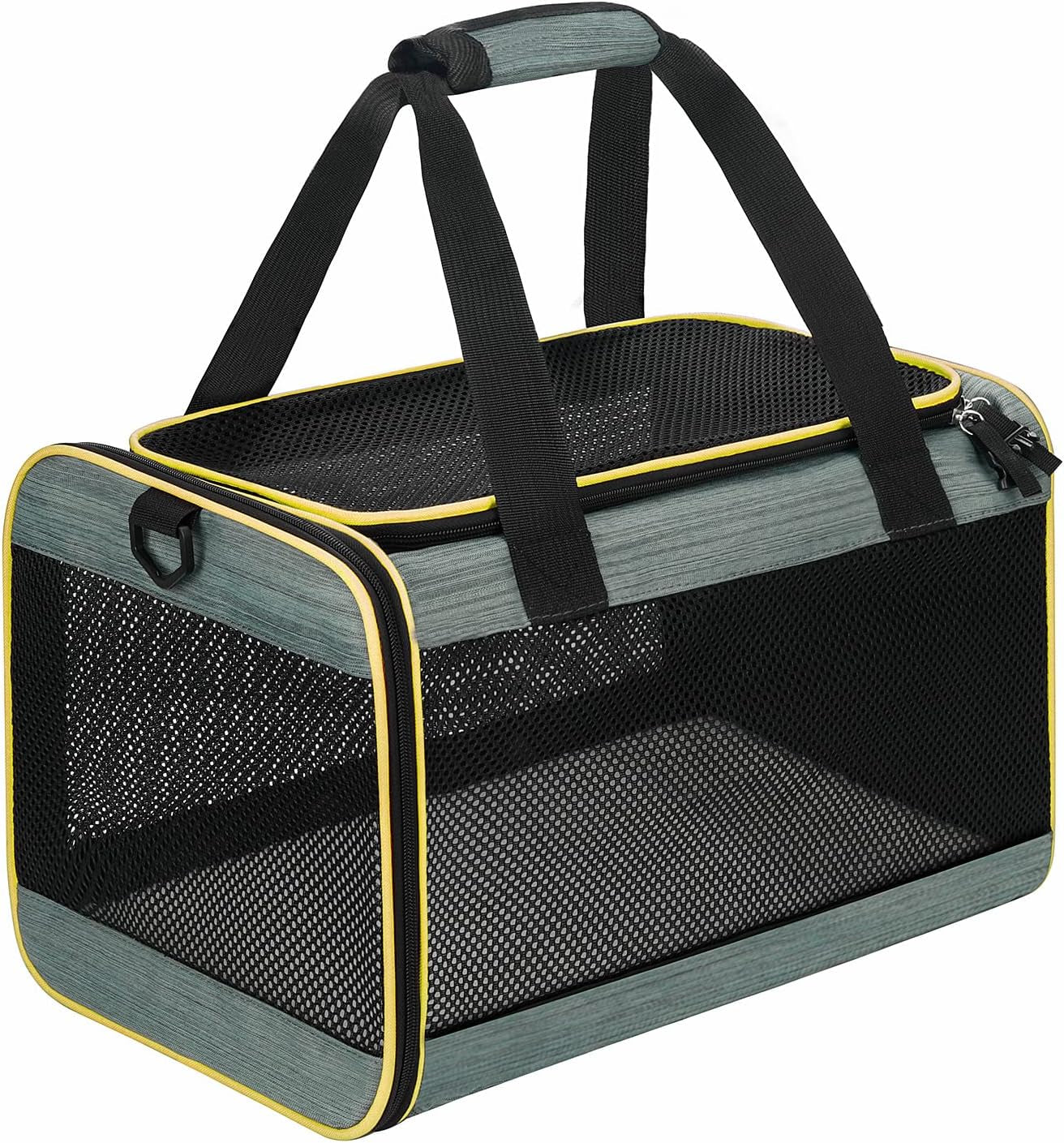 Airline Approved Soft-Sided Cat and Dog Carrier for Pets Up to 17 Pounds, Dimensions 17.5" x 10" x 10