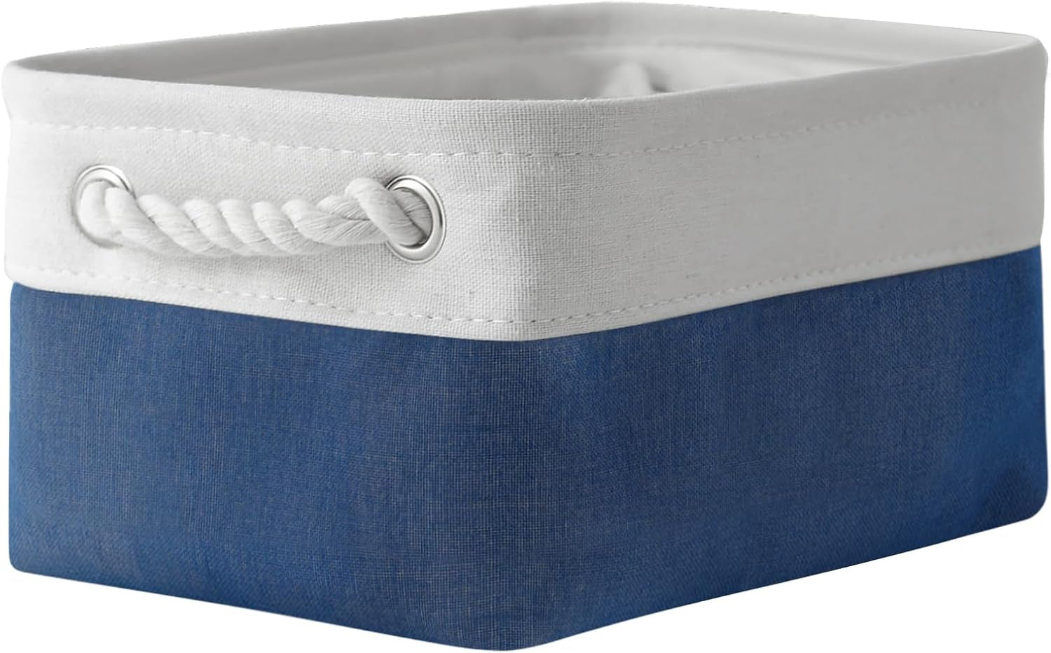 Large Collapsible Storage Bins - 3 Pack 14x10x7 Inch Fabric Organizers for Closet, Shelf, and Toy Storage (Grey & Gold)