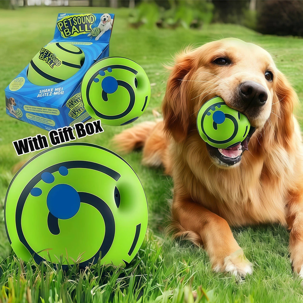 Interactive Wobble Wag Giggle Glow Ball for Dogs - Engaging Toy with Fun Sounds for Enhanced Playtime