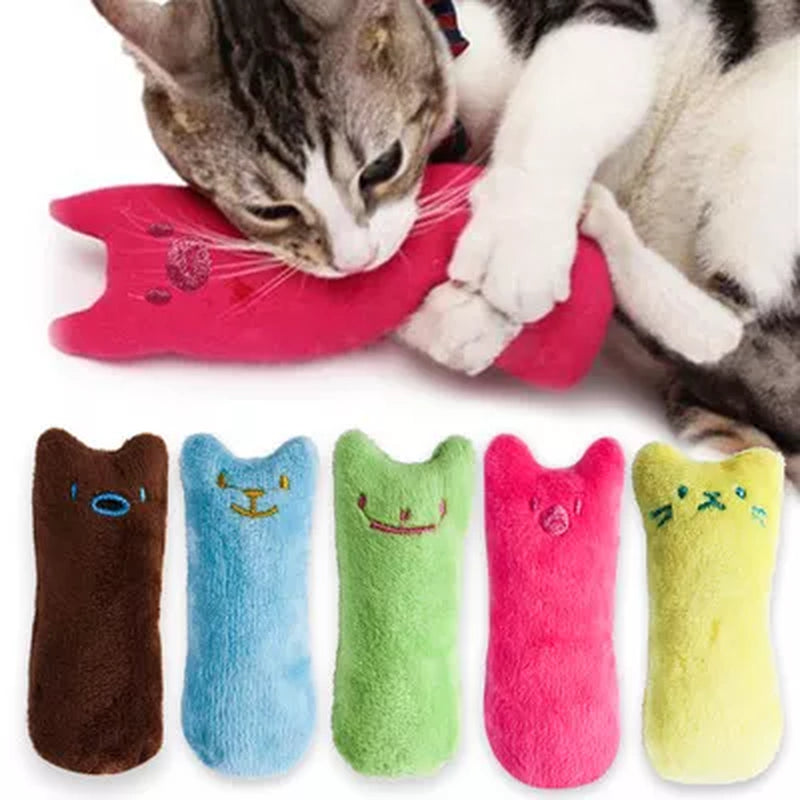 Interactive Plush Catnip Toy for Cats - Engaging Chewing and Vocal Features for Kittens