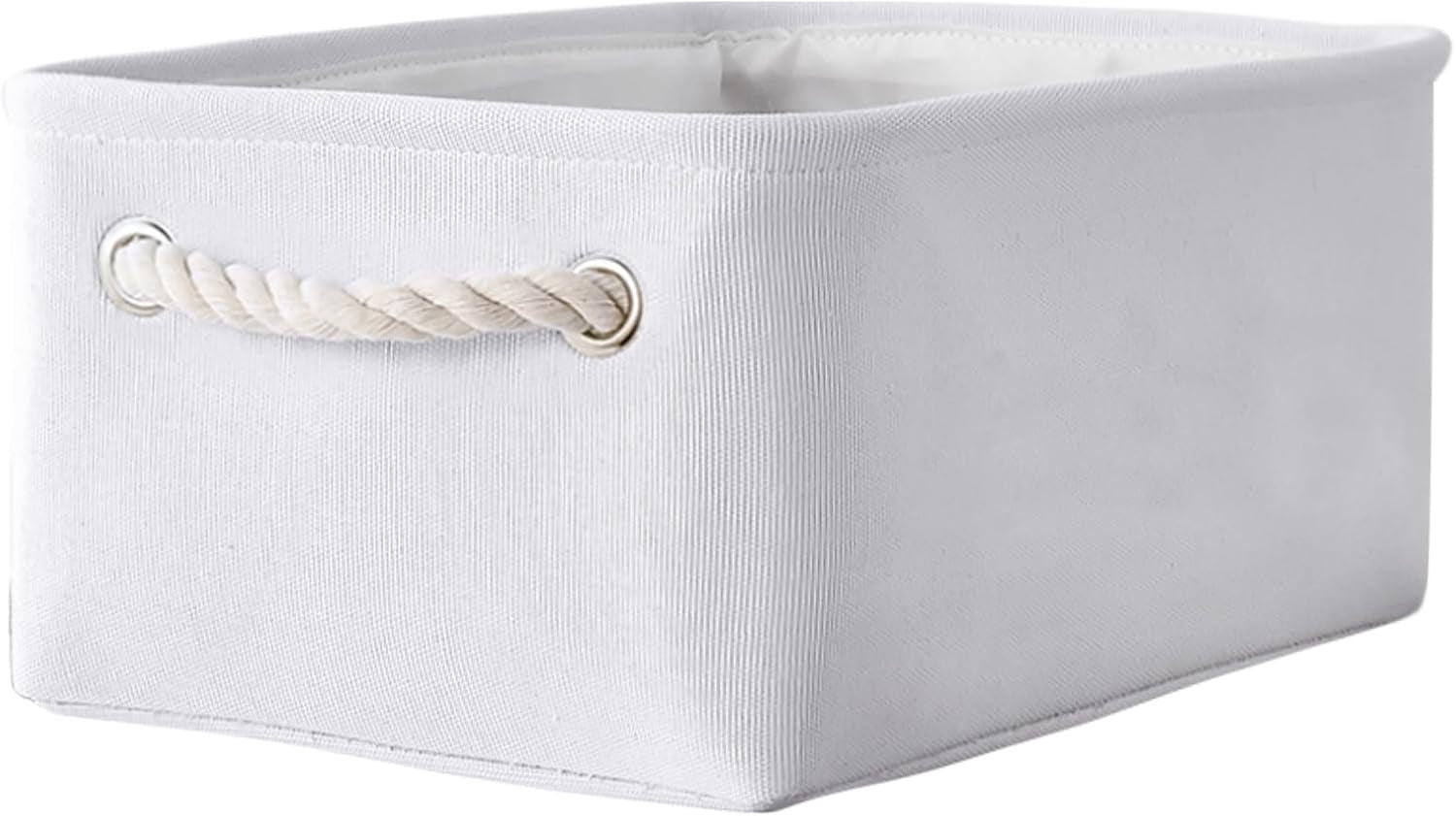 Large Collapsible Storage Bins - 3 Pack 14x10x7 Inch Fabric Organizers for Closet, Shelf, and Toy Storage (Grey & Gold)