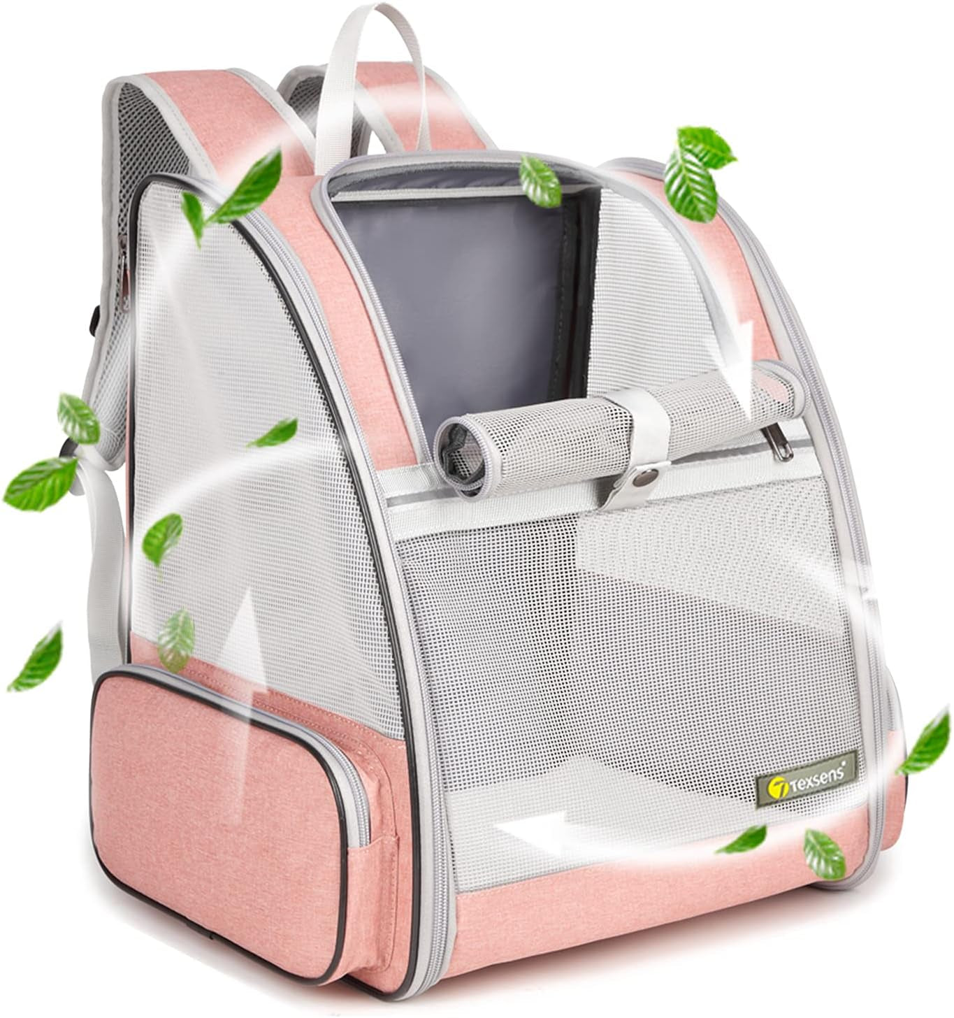 Premium Pet Carrier Backpack with Window Blind for Small Cats and Dogs, Enhanced Ventilation, Safety Straps, Buckle Support, Collapsible Design for Travel, Hiking, and Outdoor Adventures