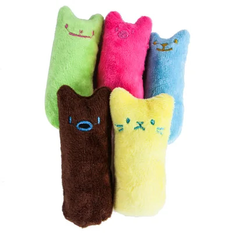 Interactive Plush Catnip Toy for Cats - Engaging Chewing and Vocal Features for Kittens