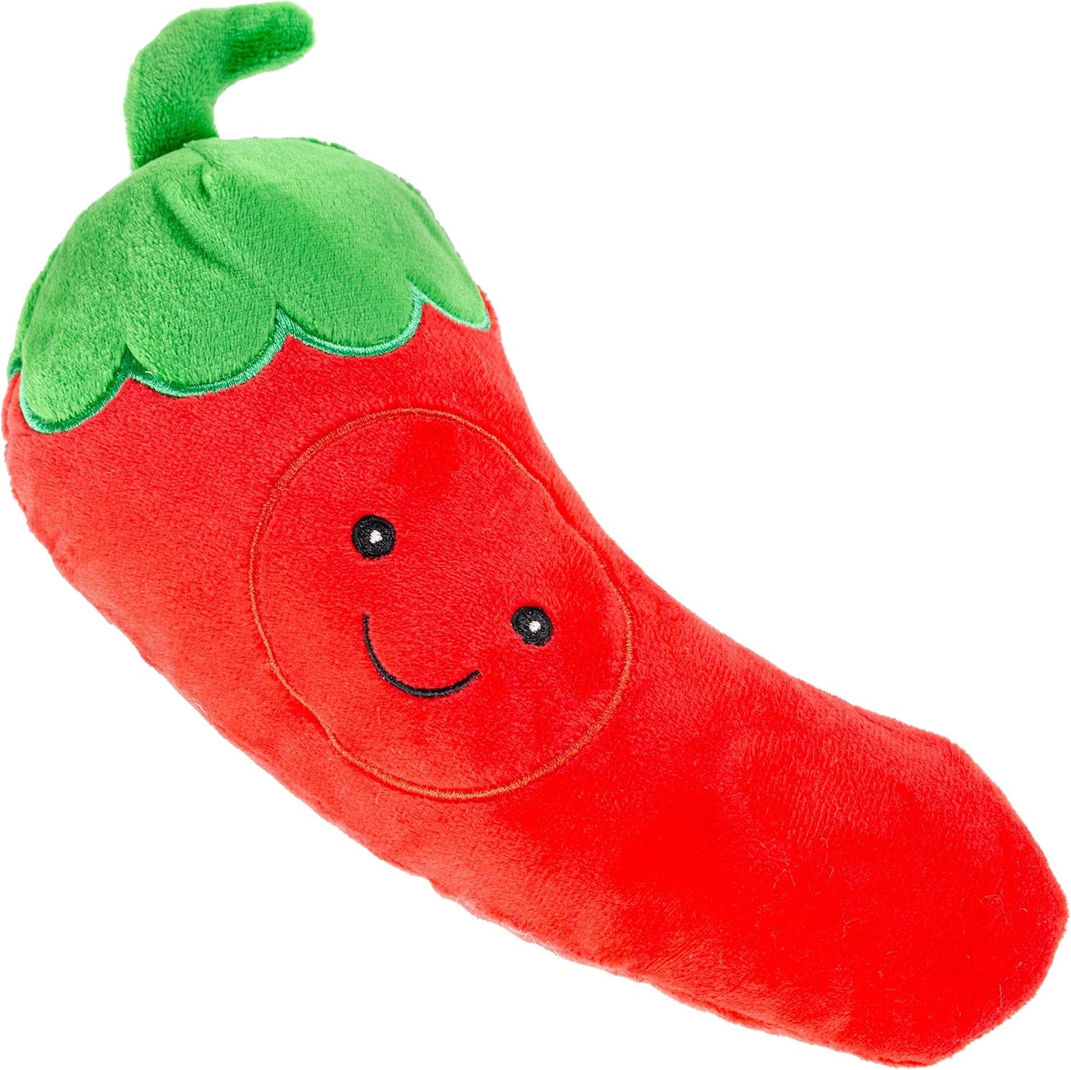 Plush Dog Chew Toy Set - Fruits, Cupcakes, Ice Creams, and Mug with Squeaker (10" Ketchup & Mustard)