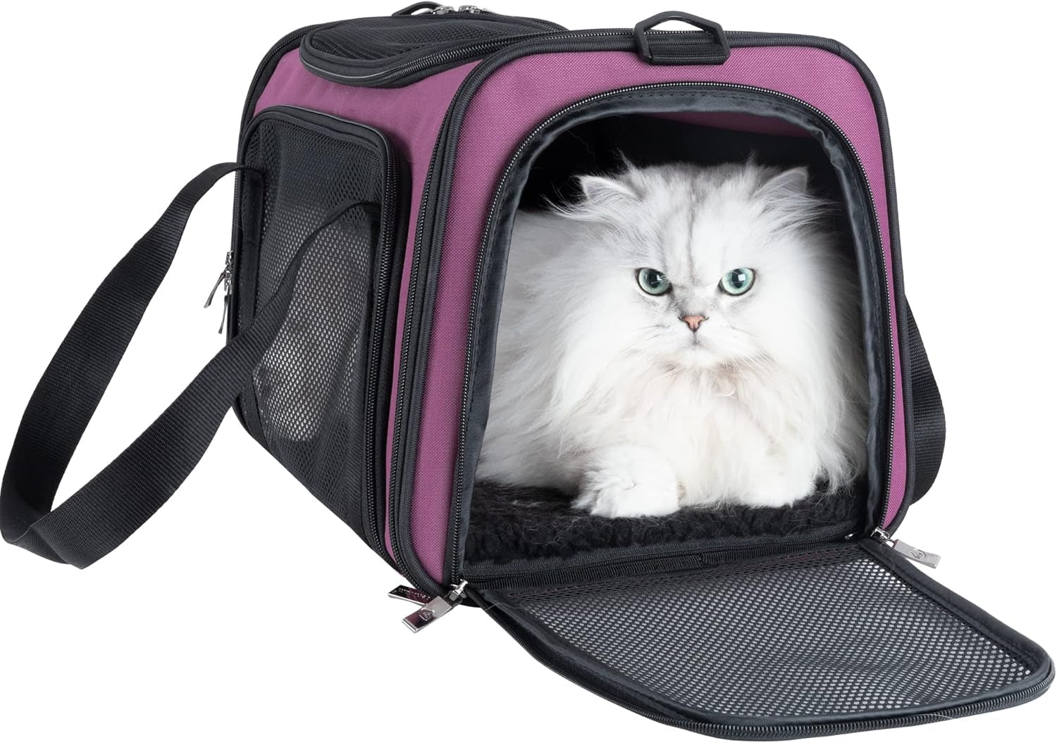 Medium Fantasy Pink Soft and Stylish Travel Pet Carrier Bag for Cats and Puppies