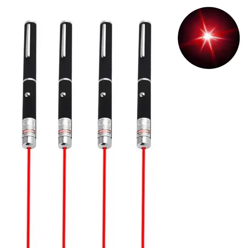 Red Light Single-Point Laser Pointer Pen with Flashlight Function