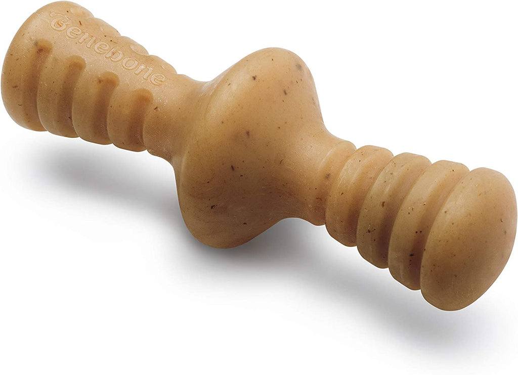 Zaggler Medium Rolling Dog Chew Toy for Aggressive Chewers, Made with Real Chicken, USA-Made